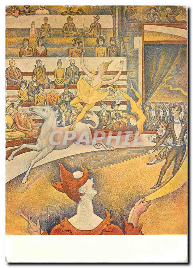 CPM Georges Pierre Seurat 1859 1891 le Cirque 