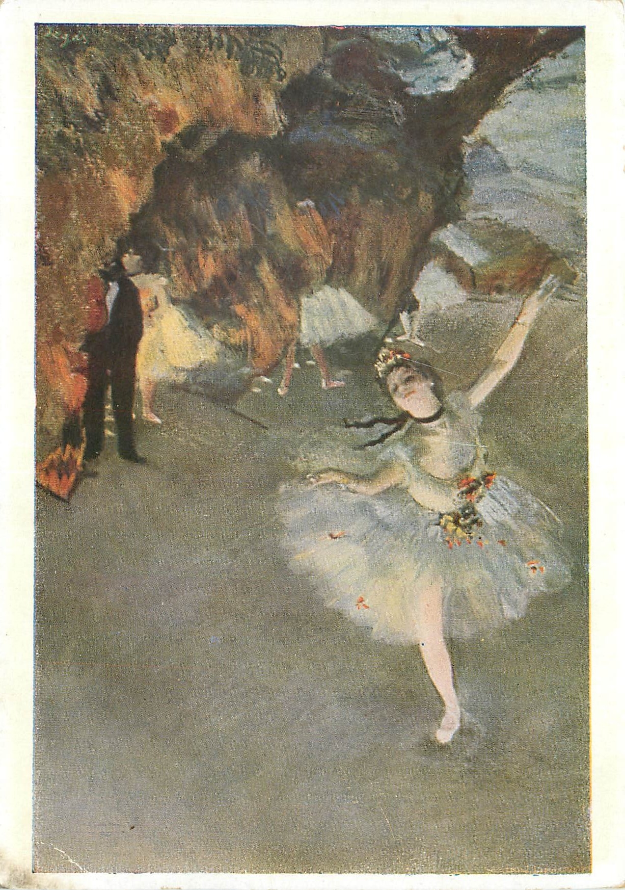 CPM Edgar Degas Danseuse sur la Scene 1834 1917 Musee du Louvre Ecole Francaise 