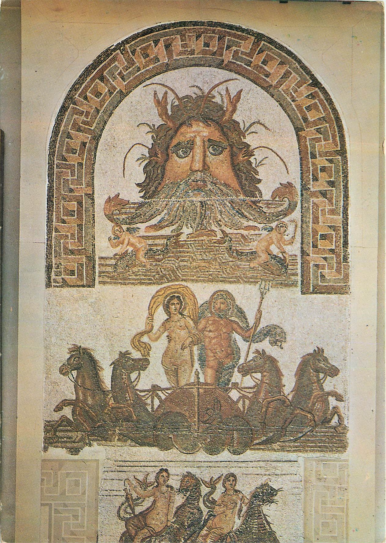 CPM Musee National du Bordo Tete d'Ocean Triomphe de Neptune et Amphitrite Utique 
