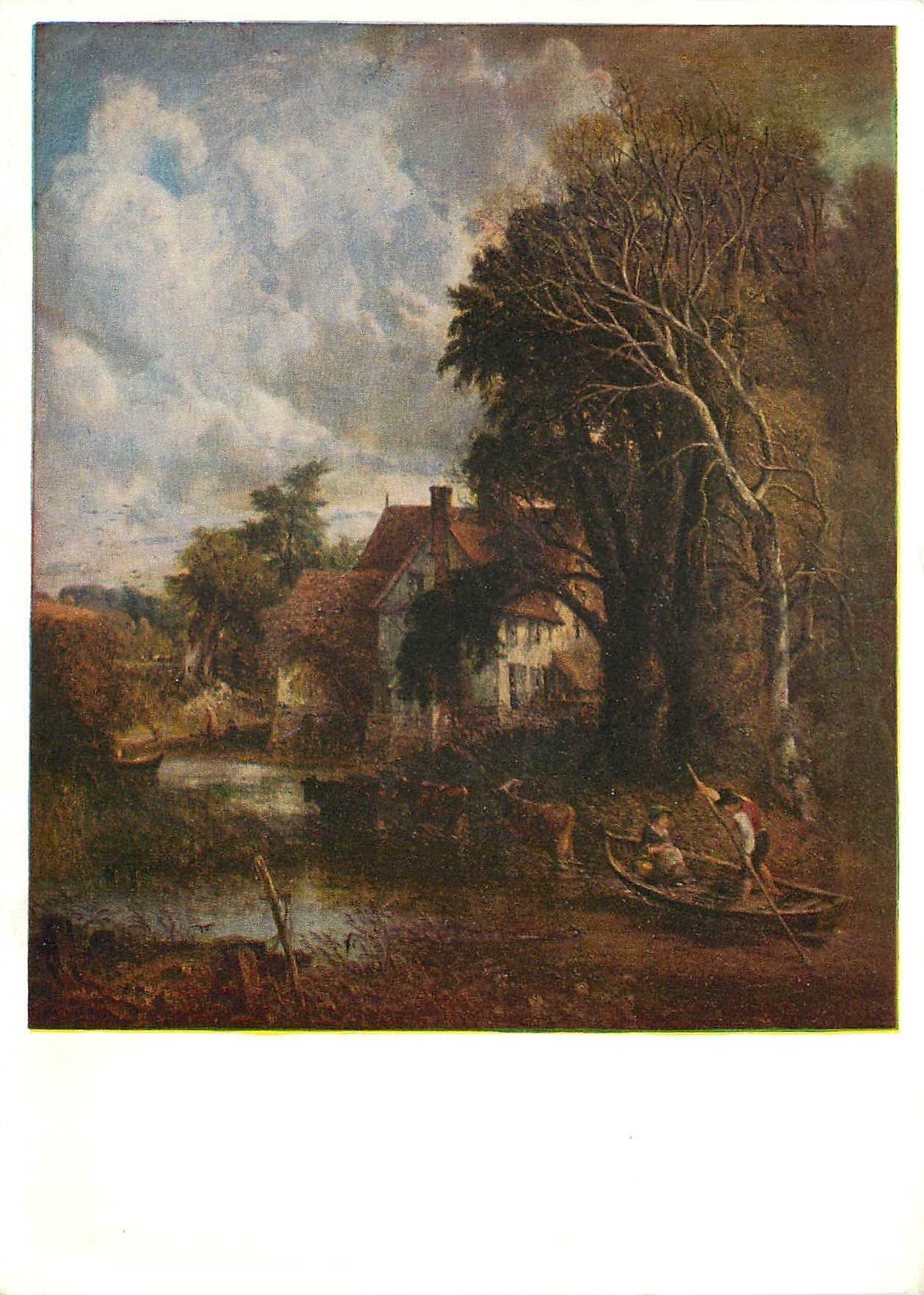 CPM John Constable the Valley Farm 1835 oil on Canvas Tate Gallery 