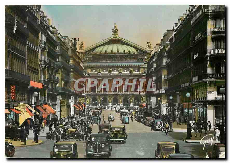 CPM Paris et ses Merveilles Place de l'Opera 