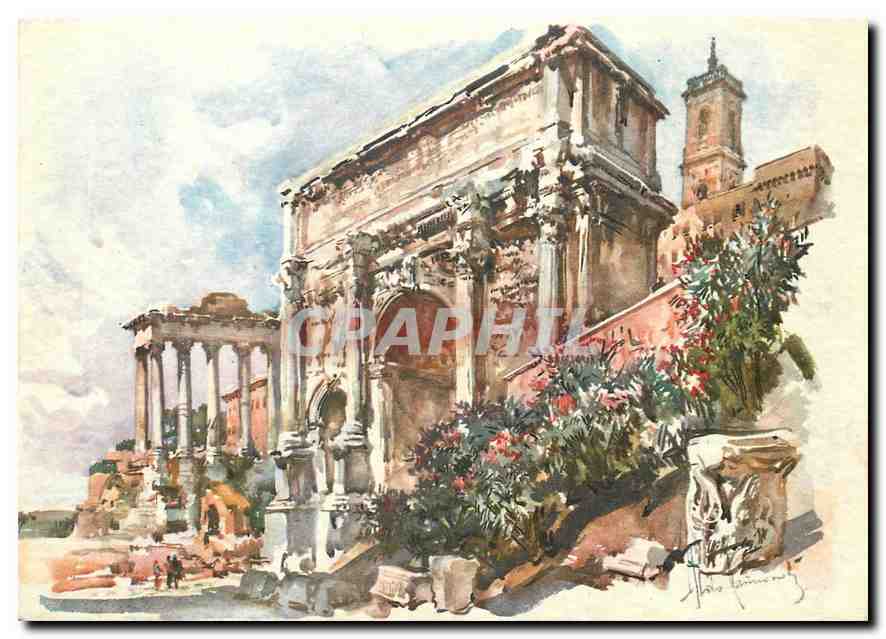 CPM Rome Arch of Septimus Severis 