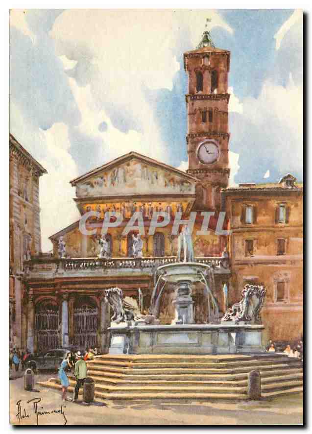 CPM Rome Eglise de Sainte Maria in Trastevere 