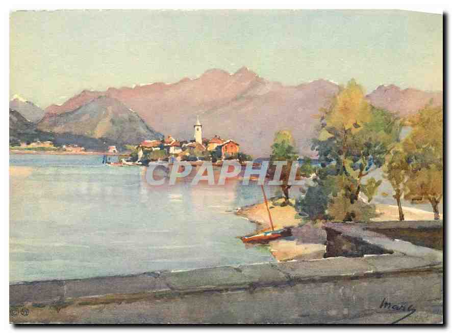 CPM Lago Maggiore Isola del Pescatori vista dall'Isola Bella 
