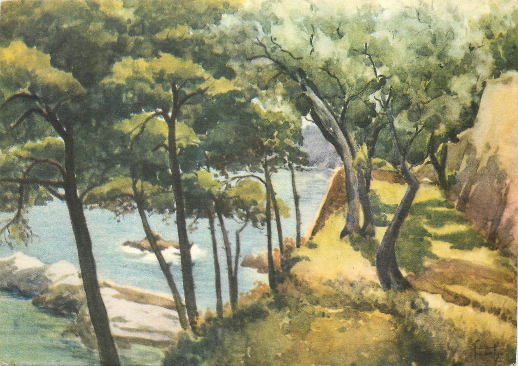 CPM F Fasolis Pint o olivi sul mare 