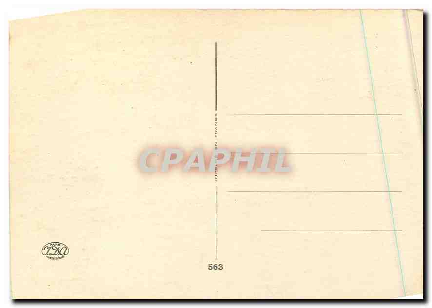 CPM Arbres — Verso