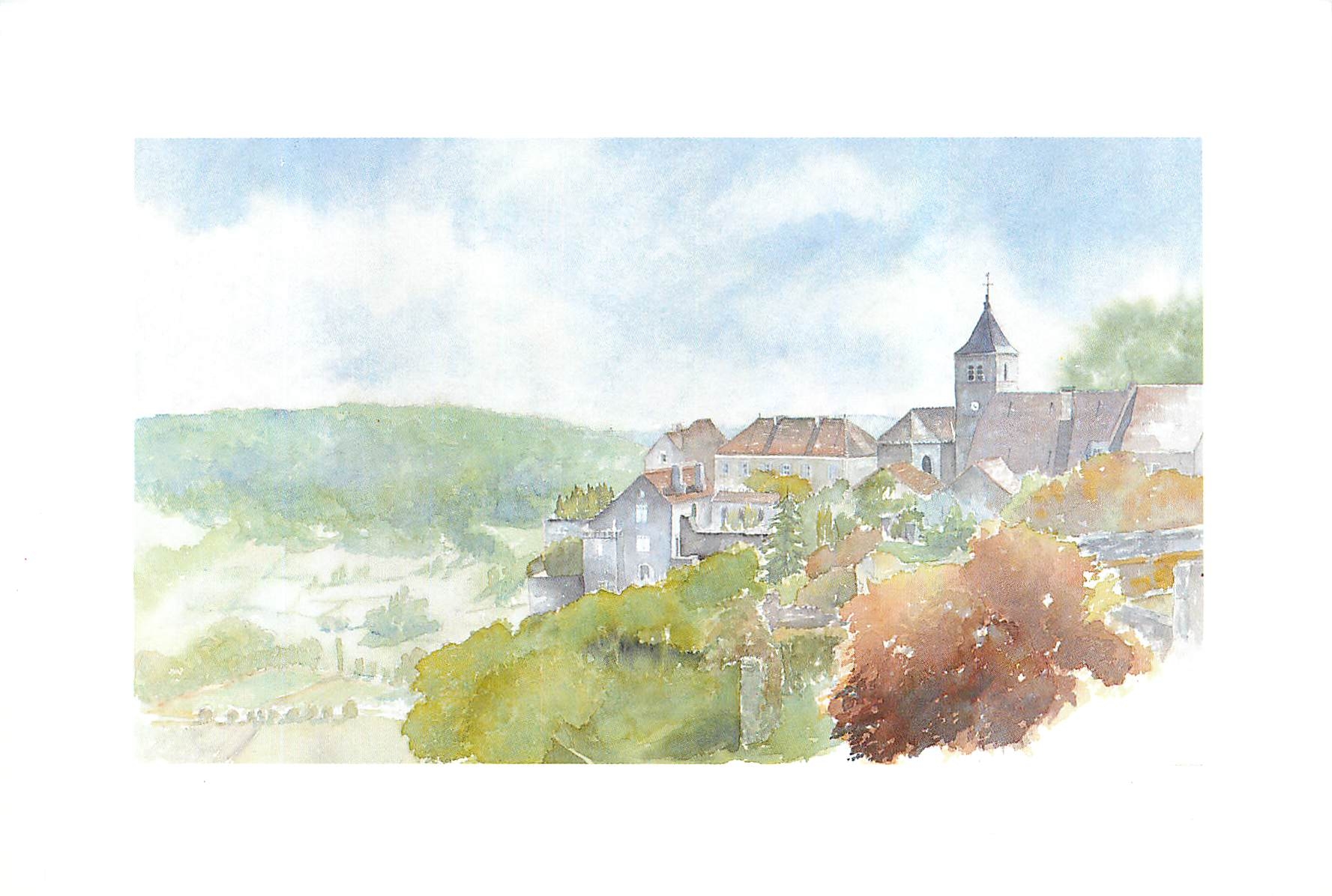 CPM Aquarelle de Veronique Poulleau 