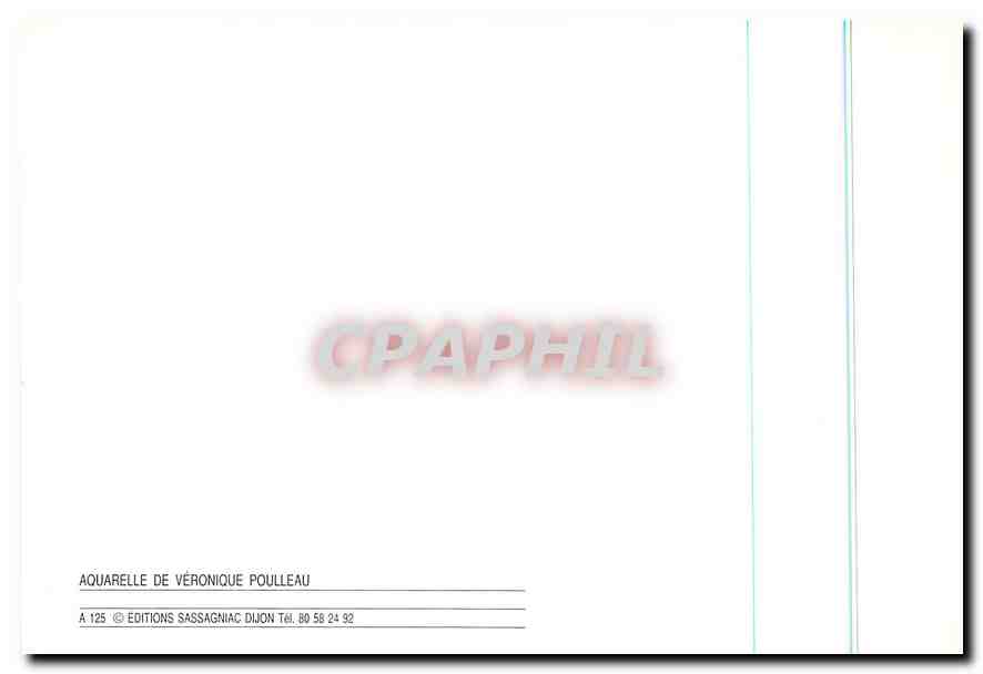 CPM Aquarelle de Veronique Poulleau  — Rückseite