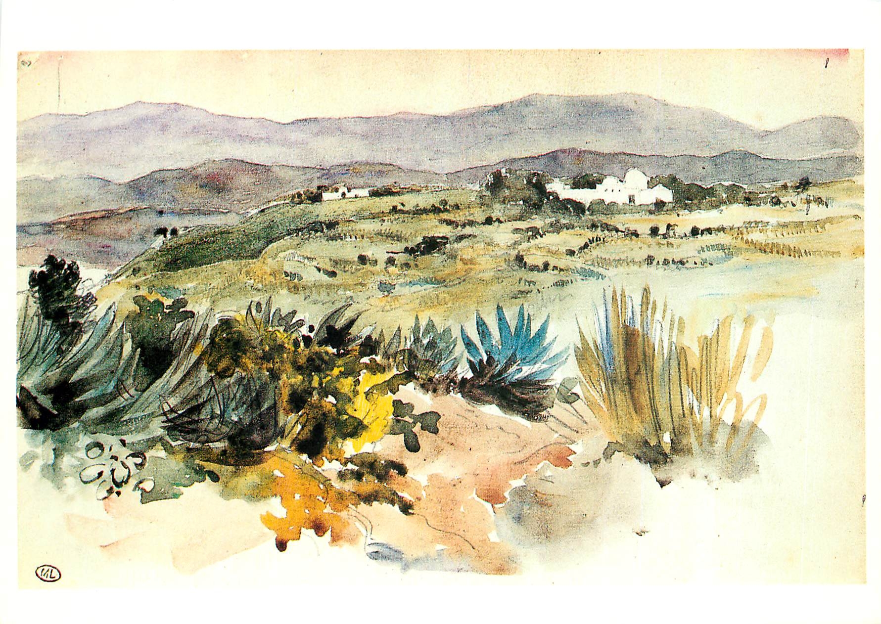 CPM Delacroix Environs de Tanger Album de voyage au Maroc 