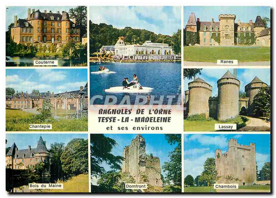 CPM Bagnoles de l'Orne Orne Couterne Chantepie Bois du Maine Ranes Lassay Chambois Domfront
