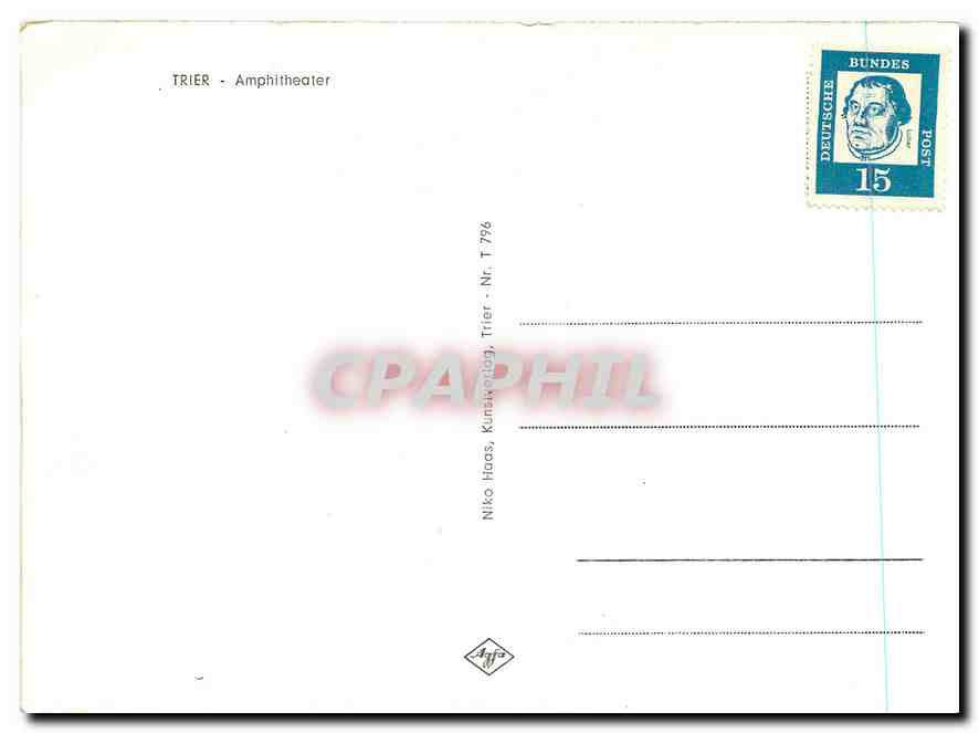 Trier - Amphitheater — éditeur Niko Haas, n° T 796 — Reverso