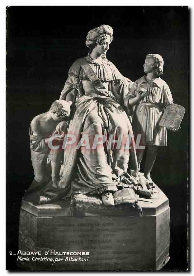 CPM Abbaye d'Hautecombe Marie Christine par Albertoni 