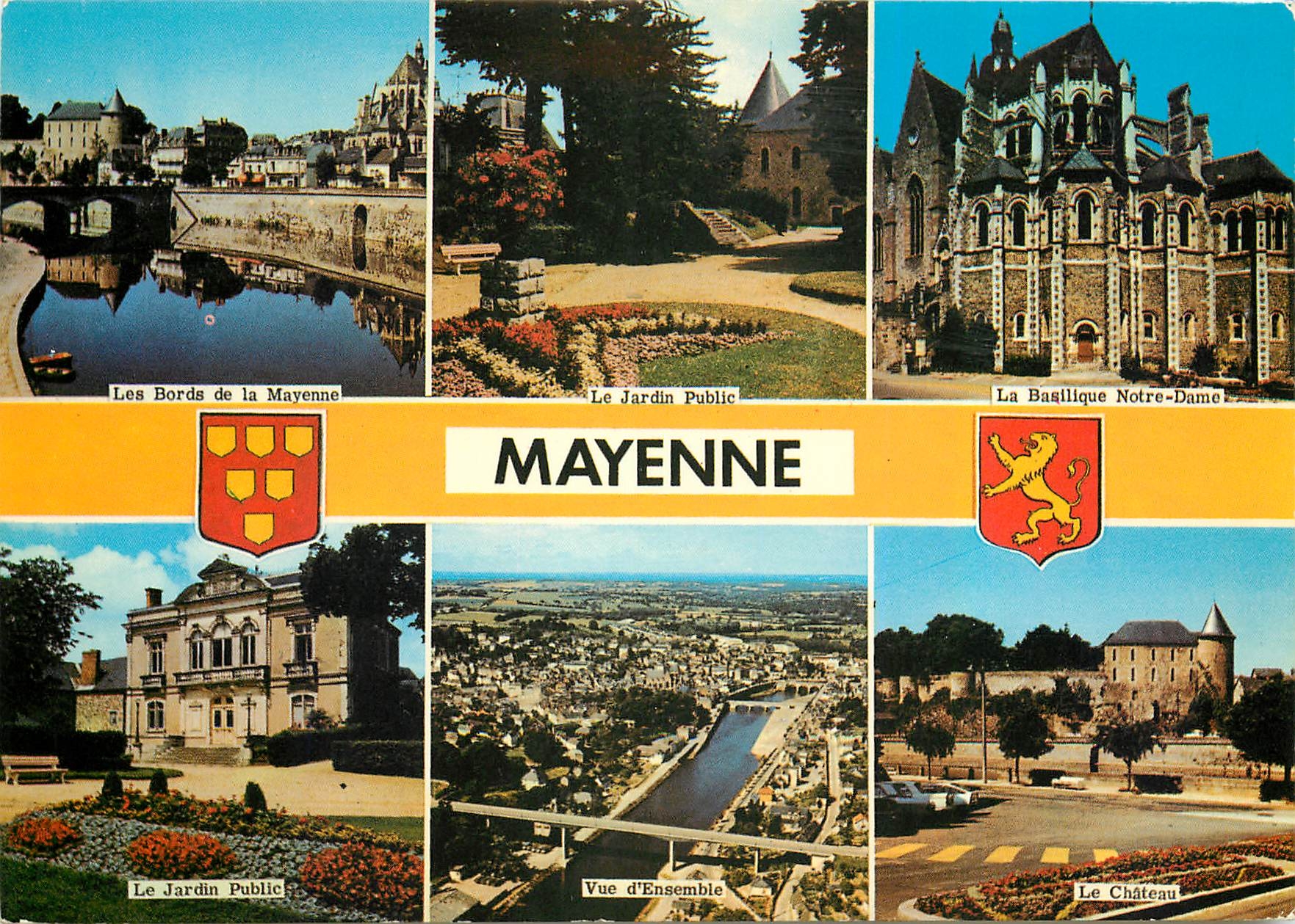 CPM Mayenne Les Bords de la Mayenne 