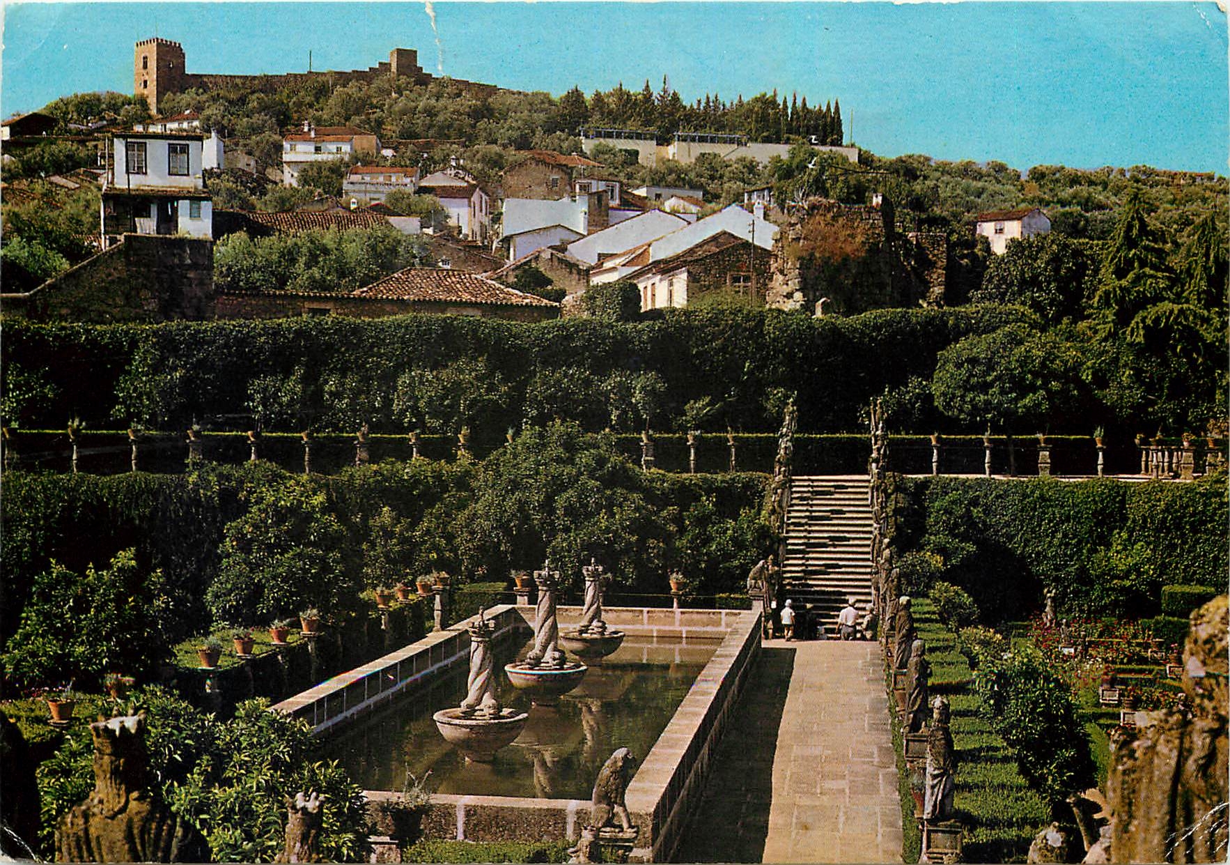 CPM Castelo Branco Portugal Le Jardin du Palais 