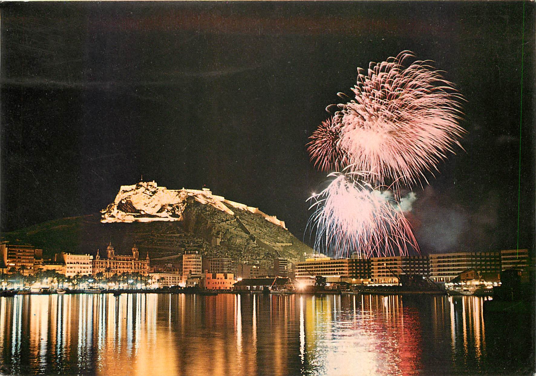 CPM Alicante Alicante la nuit 