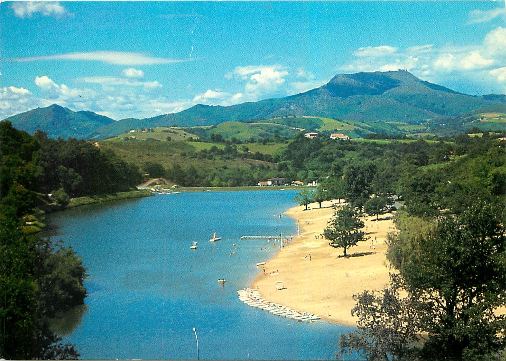 CPM Pays Basque Le Lac de St Pee sur Nivelle et la Rhune 