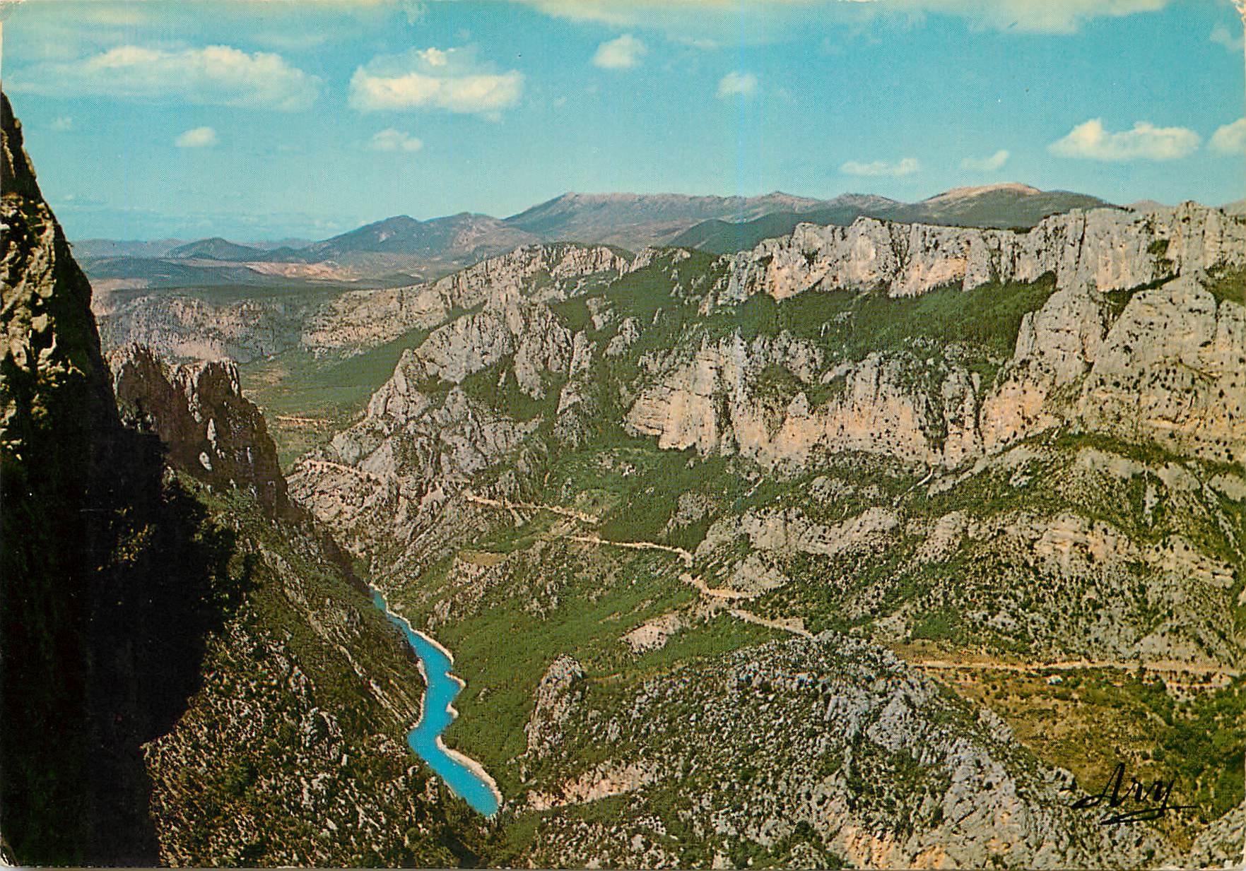 CPM Les Gorges Pittoresques du Verdon Le Verdon au passage du Galetas 