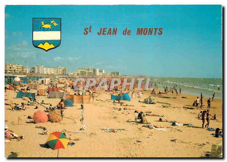 CPM Saint Jean de Monts La plage 
