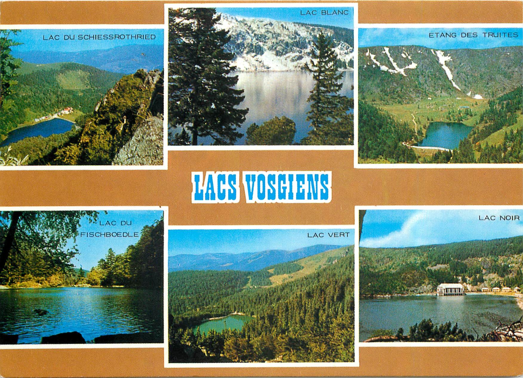 CPM Images de France Lacs Vosgiens Au coeur de la chaine des Vosges 
