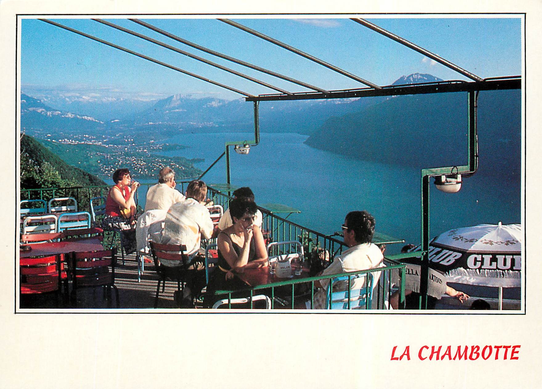 CPM La Chambotte Savoie Vue sur le lac du Bourget 