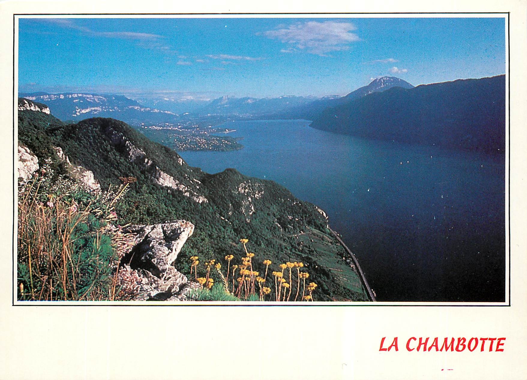 CPM La Chambotte Savoie Vue generale sur le lac du Bourget 