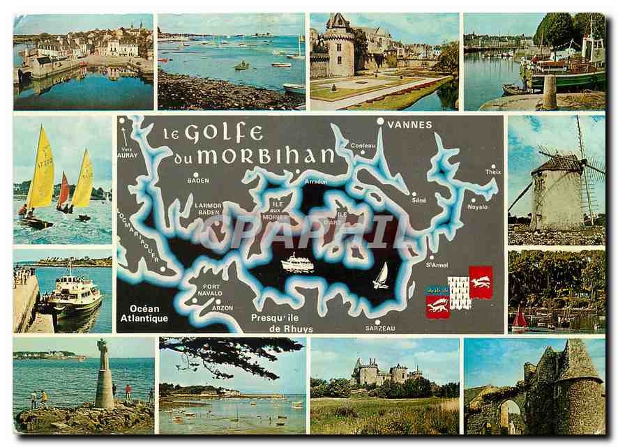CPM La Bretagne Pittoresque De la Mer et des Bois Golfe du Morbihan 
