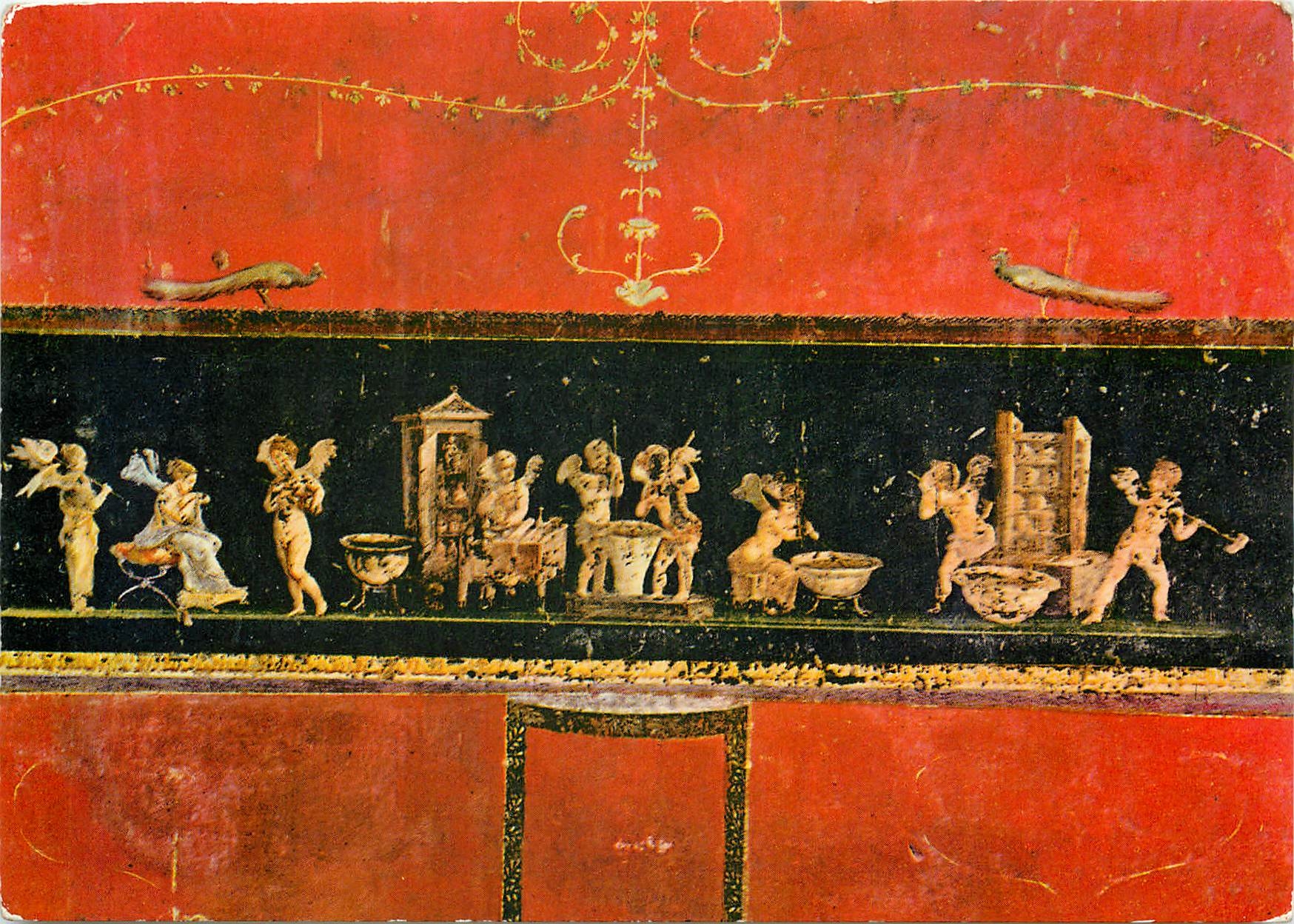 CPM Pompei Casa dei Votti Petites amours docteurs pharmaciens 
