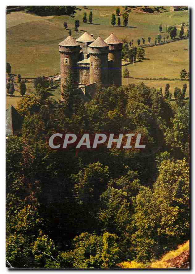 CPM Tournemire Cantal Monumet historique Château d'Anjony 