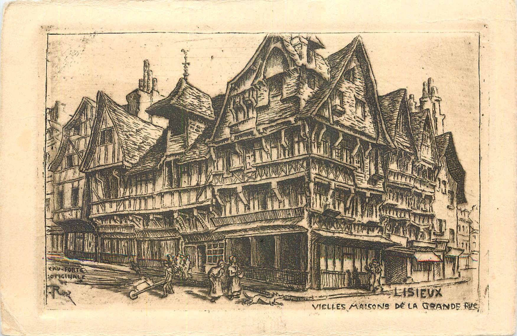 CPM Lisieux Vieilles Maisons de la Grande 