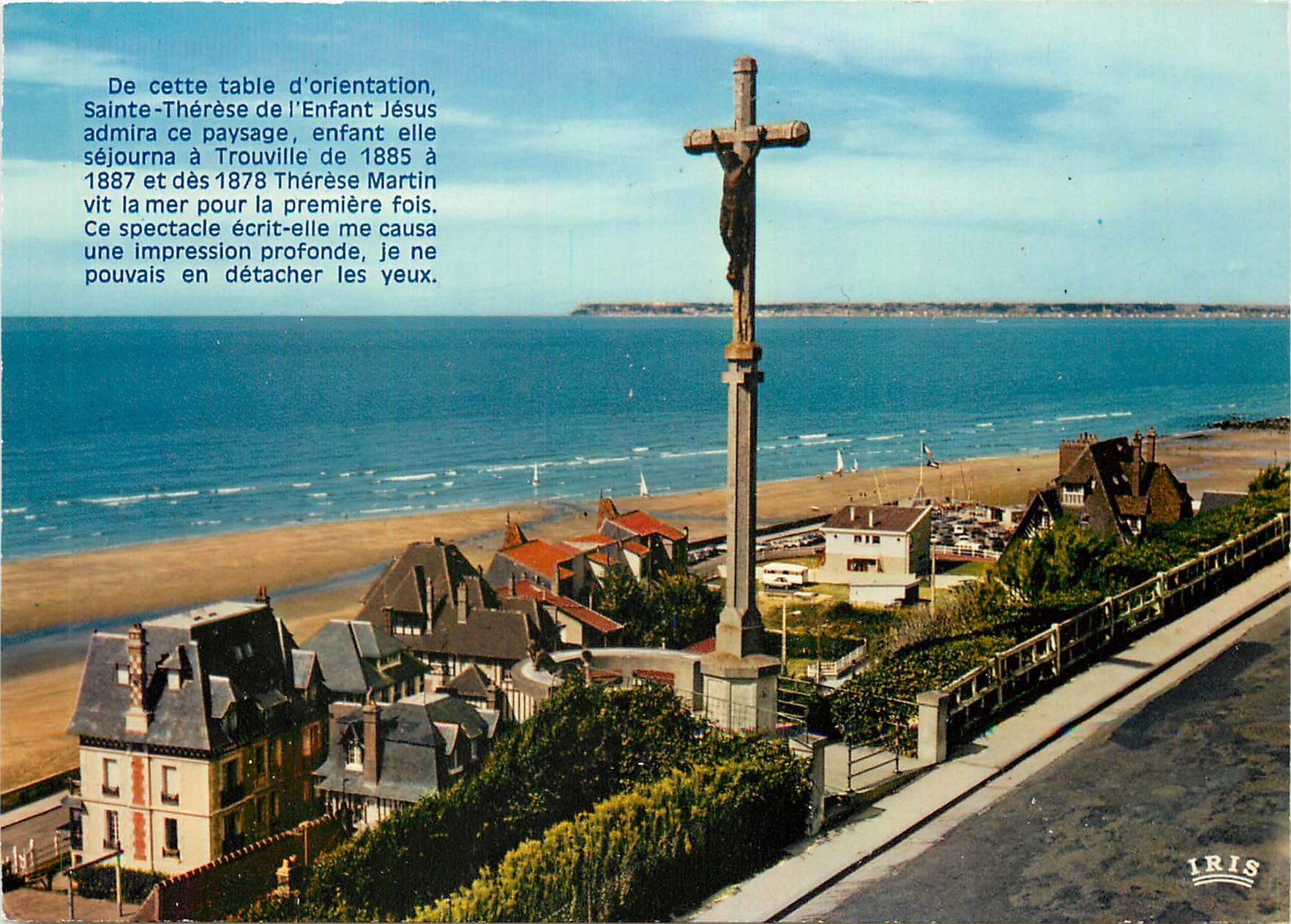 CPM Deauville Trouville Le Calvaire des Roches Noires et la Pointe du Havre 