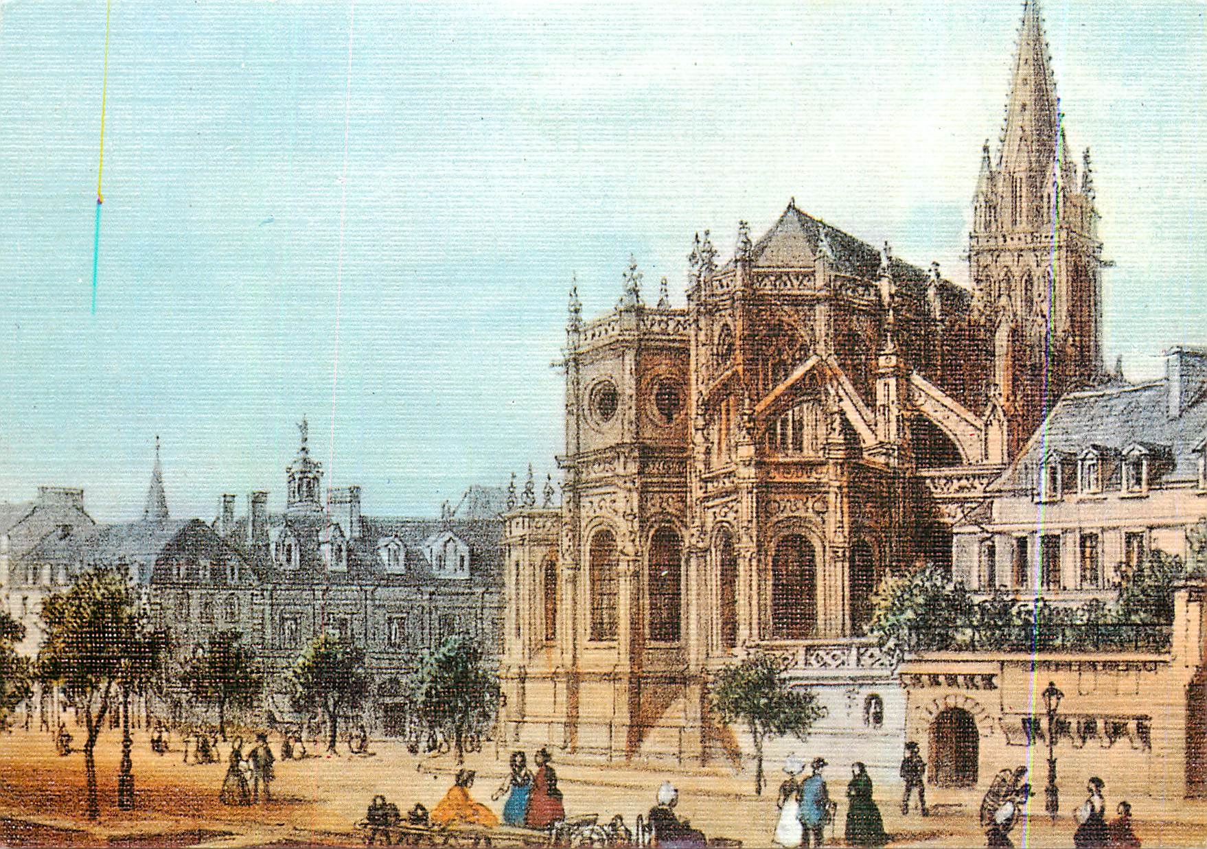 CPM Caen Calvados Abside de l'Eglise Saint Pierre 