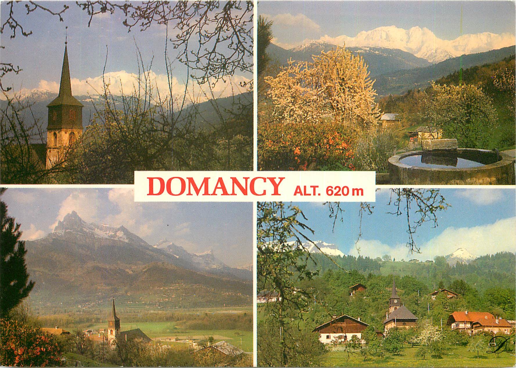 Domancy — Village face au Mont-Blanc — Alrcolor