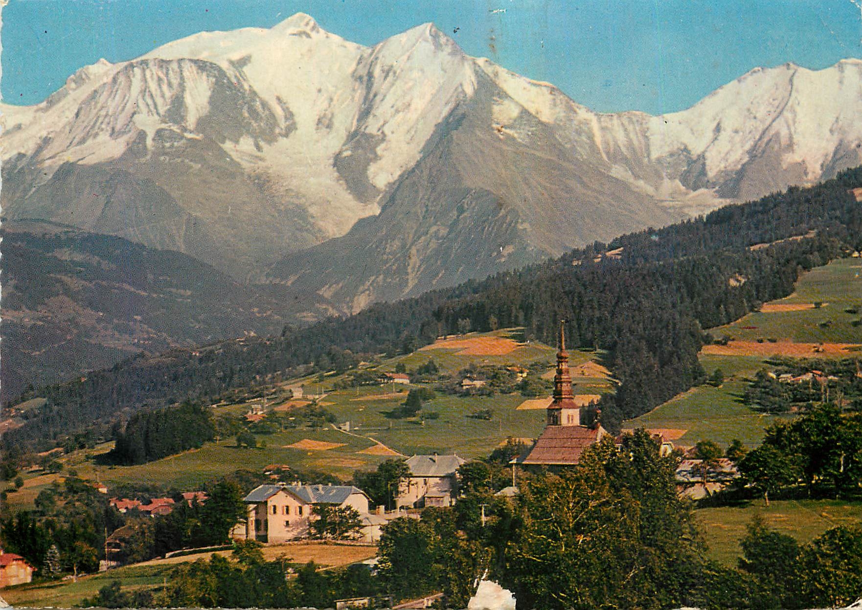 Combloux (Haute-Savoie) — Ansicht des Mont-Blanc-Massivs (4 807 m) — Editions J. CELLARD - BRON (Rhône)