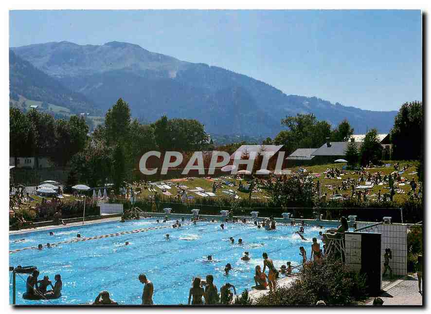 Mégeve — La piscine — Cliché Socquet, 74 BA 15