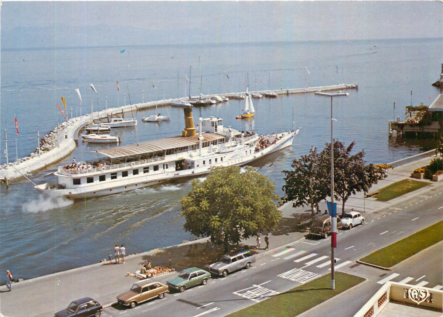 Evian-les-Bains — Sur la rive française du Léman — S.E.C.A. Couleurs Naturelles