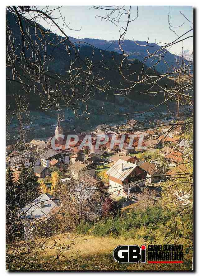 CPM Le Grand Bornand vue du village 