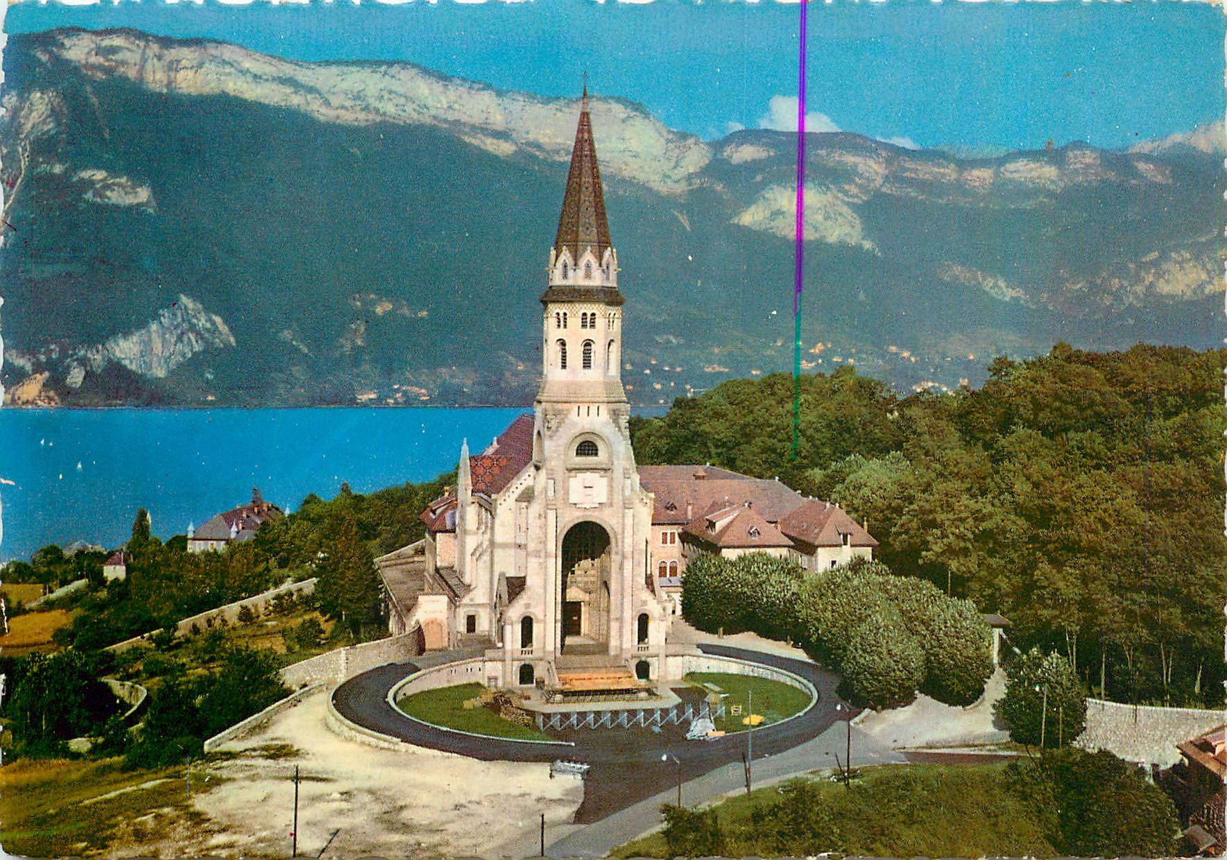 CPM Annecy Haute Savoie La Visitation le Lac et le Mont Veyrier 