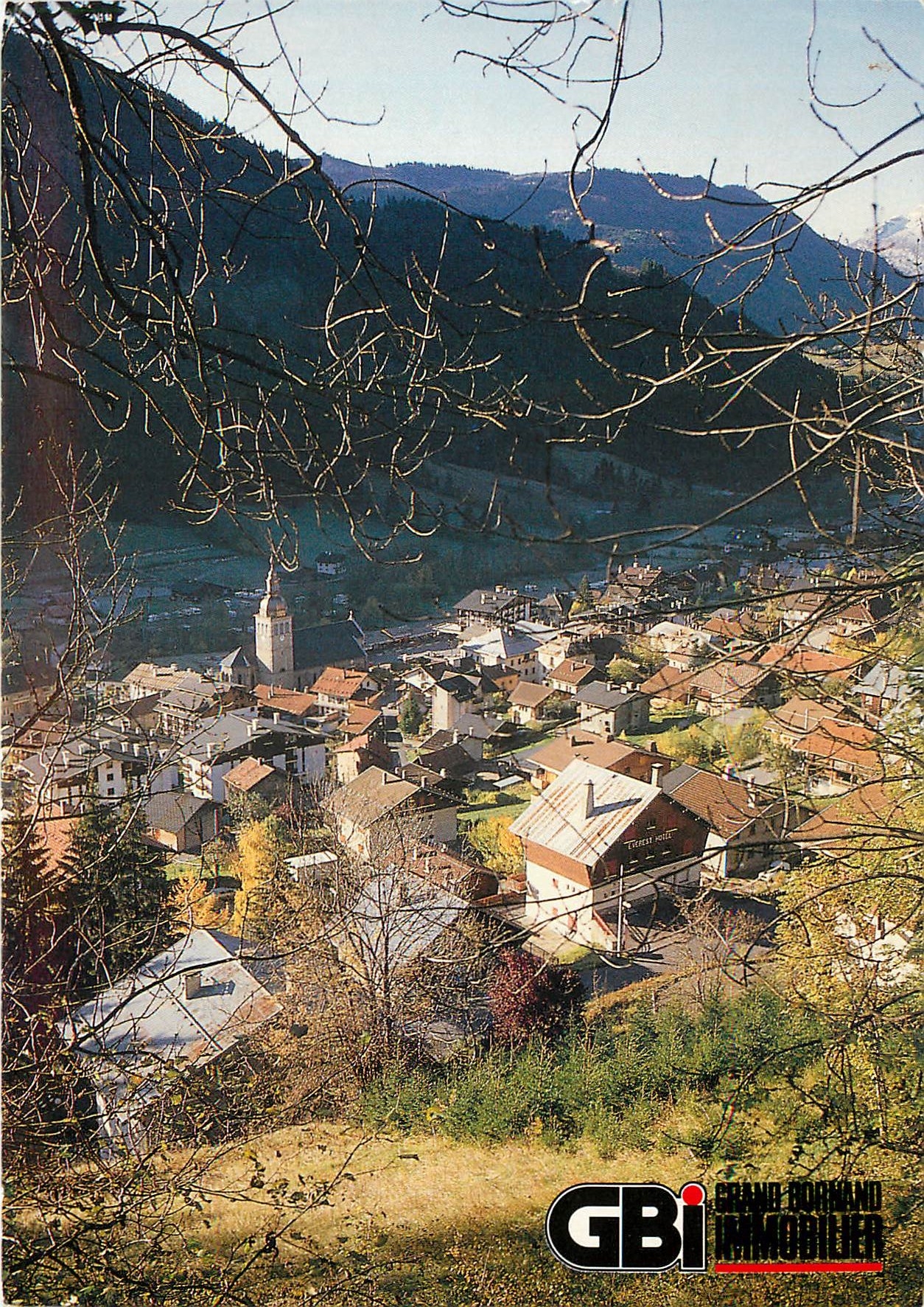CPM Le Grand Bornand vue du village 