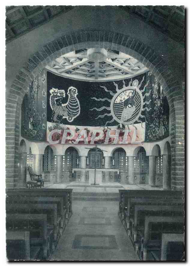 CPM Eglise d'Assy Choeur Tapisserie La Vierge et le Dragon 
