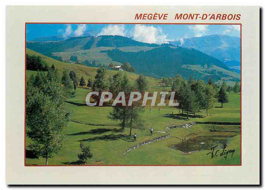 CPM Megeve Mont d'Arbois Haute Savoie France 
