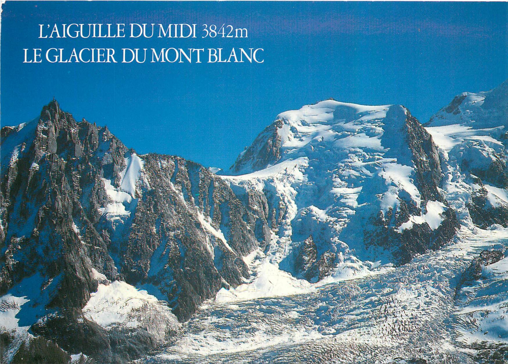 CPM Massif du Mont Blanc Haute Savoie 