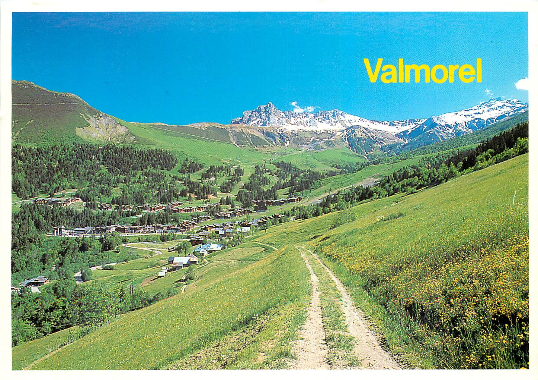 CPM Valmorel Savoie France Vue generale de la station 