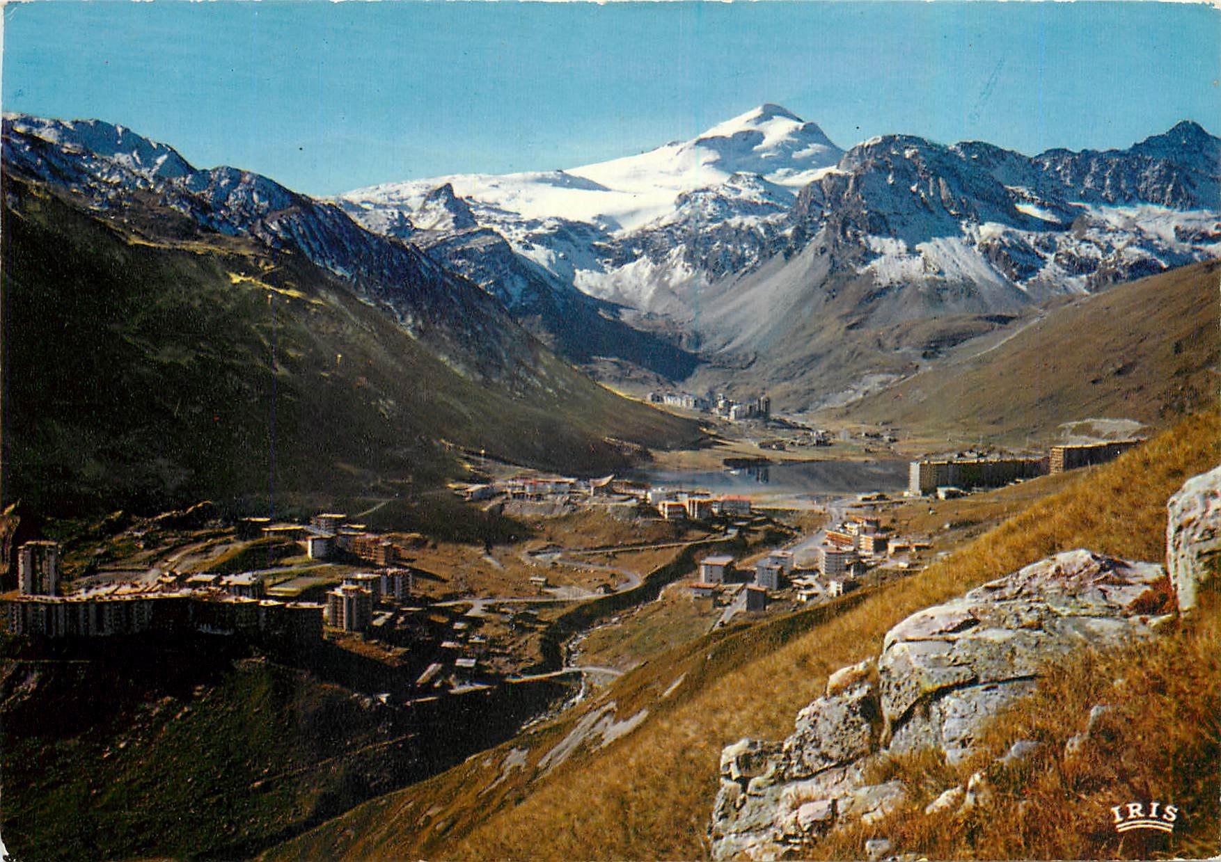 CPM Tignes Savoie L'ensemble de la Station le Val Claret la grande Motte et la grande Casse