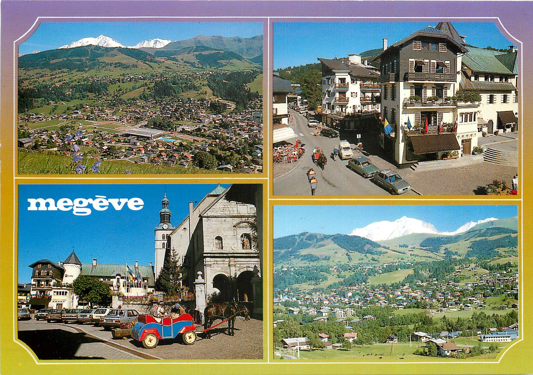 Megève — vue panoramique et village — SECA