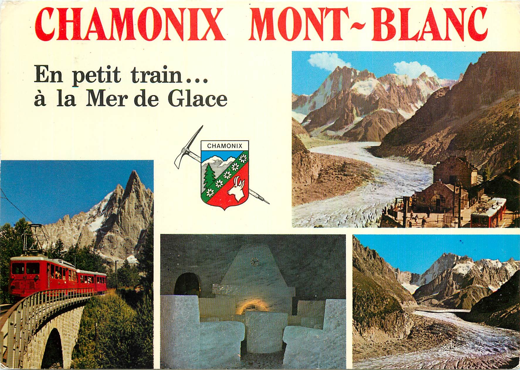 CPM Chamonix Mont Blanc La Mer de Glace 