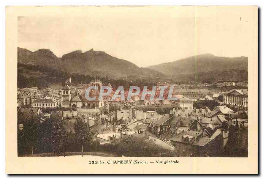 CPA Chambery Savoie Vue generale 