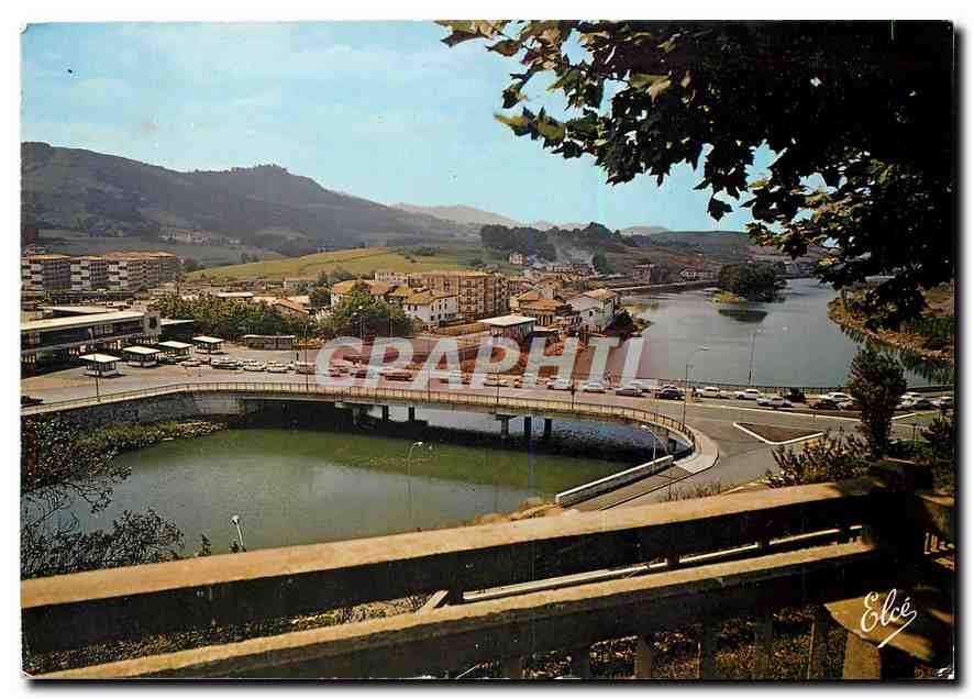 CPM Behobie Le nouveau pont Frontiere France 
