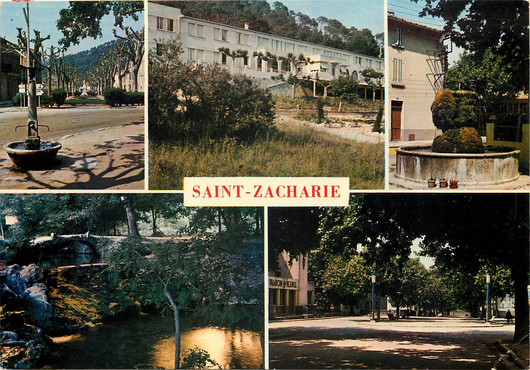 CPM Saint Zacharie Var Souvenir 