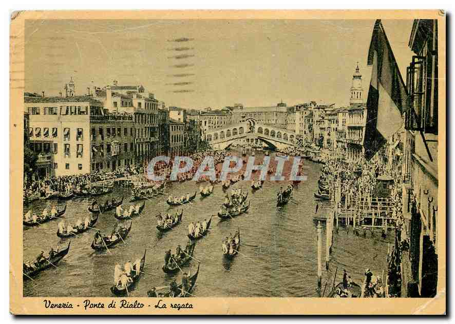 CPA Venezia Ponte di Rialto La regata 