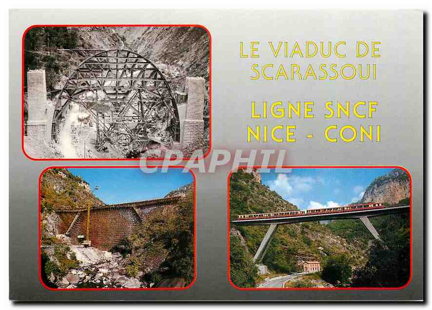 CPM Le Viaduc de Scarassoui Lgne Nice Coni 